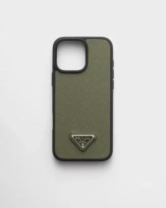 Etui ze skóry Saffiano do iPhone’a 16 Pro Max