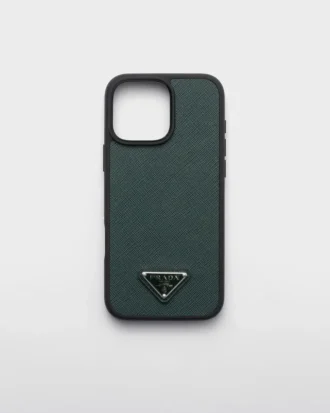 Etui ze skóry Saffiano do iPhone’a 16 Pro Max Etui ze skóry Saffiano do iPhone’a 16 Pro Max