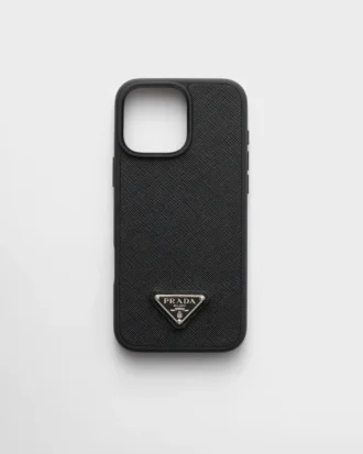 Etui ze skóry Saffiano do iPhone’a 16 Pro Max