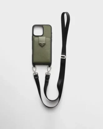 Etui ze skóry Saffiano do iPhone’a 16 Pro Max