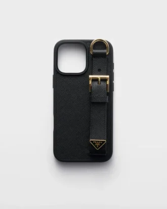 Etui ze skóry Saffiano do iPhone’a 16 Pro Max