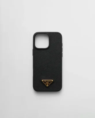 Etui ze skóry Saffiano do iPhone’a 16 Pro Max