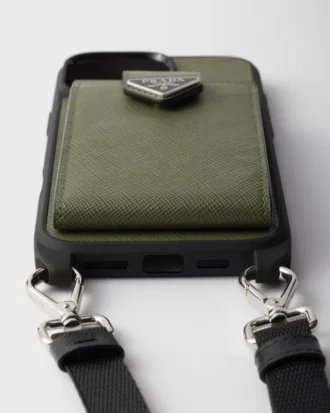 Etui ze skóry Saffiano do iPhone’a 16 Pro Max