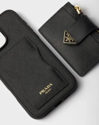 Etui ze skóry Saffiano do iPhone’a 16 Pro Max