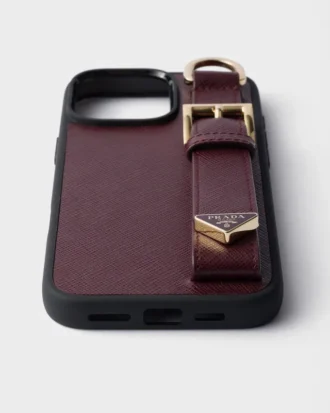 Etui ze skóry Saffiano do iPhone’a 16 Pro Max
