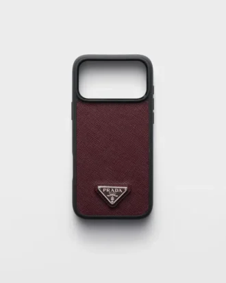 Etui ze skóry Saffiano do iPhone’a 17 Pro Max