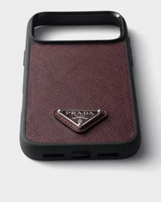 Etui ze skóry Saffiano do iPhone’a 17 Pro Max