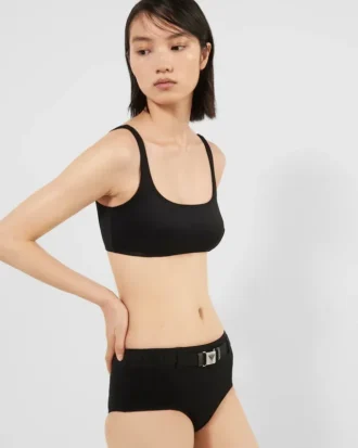 Figi bikini z tkaniny interlock