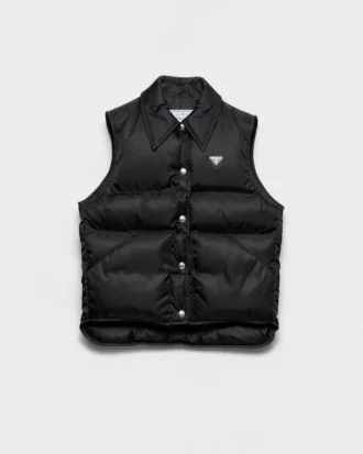 Kamizelka puchowa z materiału Re-Nylon