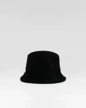 Kapelusz typu bucket z owczej skóry