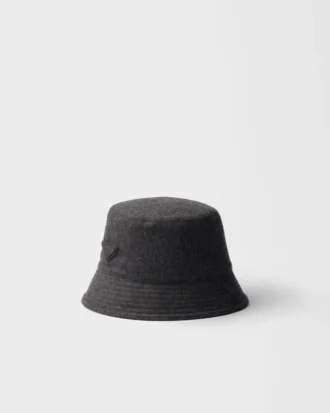 Kapelusz typu bucket z tkaniny lodenowej