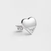 Kolczyk Eternal Gold Nano Heart z białego złota z diamentem wyhodowanym w laboratorium Kolczyk Eternal Gold Nano Heart z białego złota z diamentem wyhodowanym w laboratorium