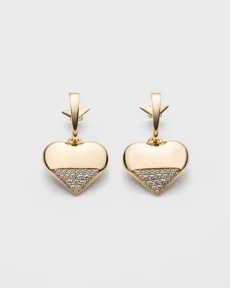 Kolczyki wiszące Eternal Gold – żółte złoto i diamenty Kolczyki wiszące Eternal Gold – żółte złoto i diamenty