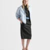 Koszula z krótkim rękawem z tkaniny chambray Koszula z krótkim rękawem z tkaniny chambray