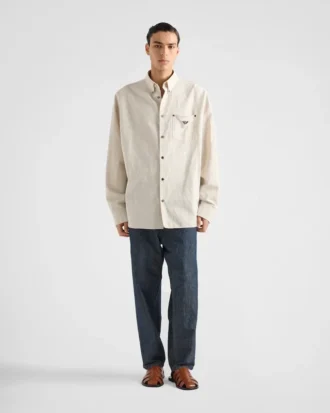 Koszula z tkaniny chambray