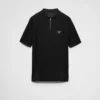 Koszulka polo Piqua z detalami z Re-Nylon Koszulka polo Piqua z detalami z Re-Nylon
