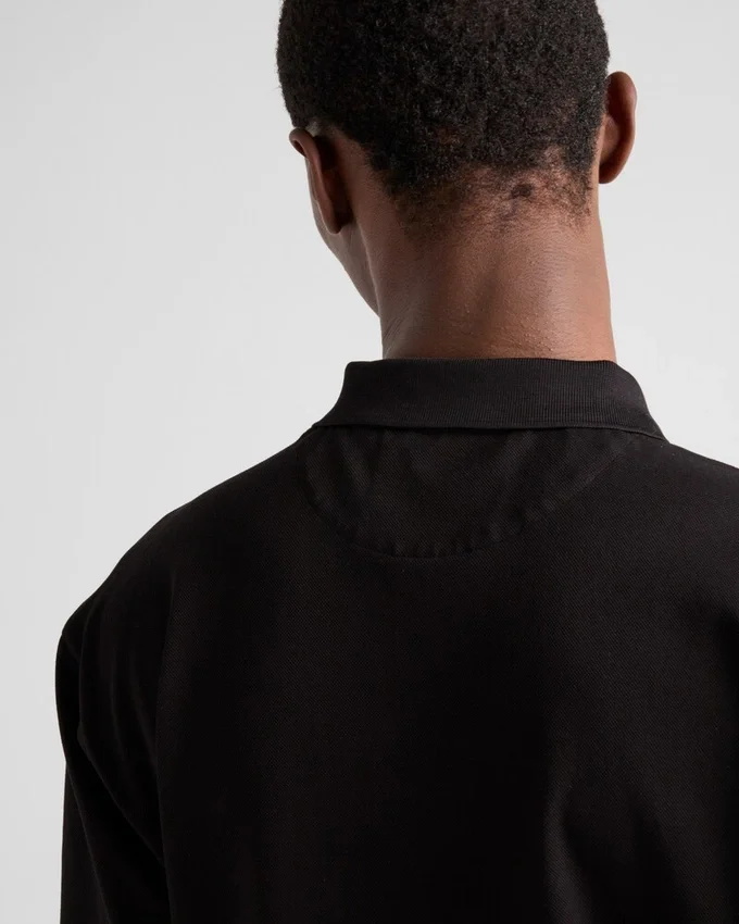 Koszulka polo Piqua z detalami z Re-Nylon Koszulka polo Piqua z detalami z Re-Nylon