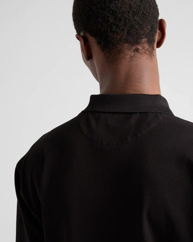 Koszulka polo Piqua z detalami z Re-Nylon Koszulka polo Piqua z detalami z Re-Nylon