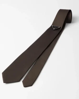 Krawat z gabardyny Re-Nylon Krawat z gabardyny Re-Nylon