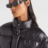 Krótka kurtka puchowa z materiału Re-Nylon Krótka kurtka puchowa z materiału Re-Nylon