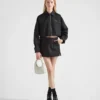 Krótka kurtka typu blouson z materiału Re-Nylon Krótka kurtka typu blouson z materiału Re-Nylon