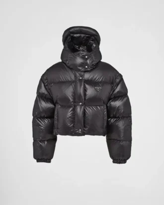 Kurtka puchowa Re-Nylon Convertible Cropped