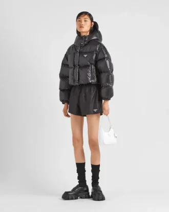 Kurtka puchowa Re-Nylon Convertible Cropped