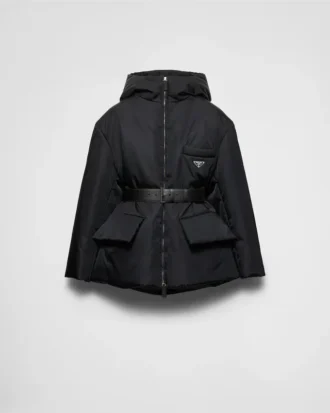 Kurtka puchowa z kapturem Re-Nylon