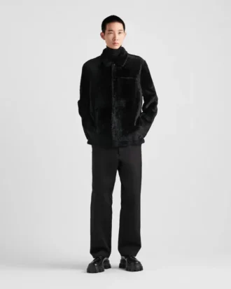 Kurtka typu blouson z owczej skóry Kurtka typu blouson z owczej skóry