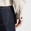 Kurtka typu blouson z tkaniny chambray Kurtka typu blouson z tkaniny chambray