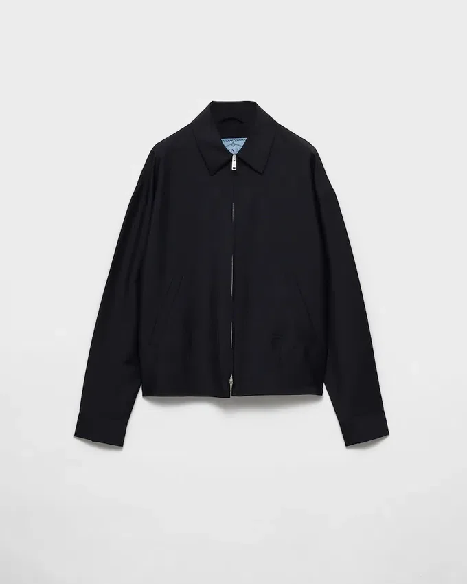 Kurtka typu bluzon z kid mohair Kurtka typu bluzon z kid mohair