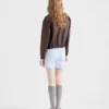 Kurtka typu bluzon z kid mohair Kurtka typu bluzon z kid mohair