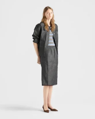 Kurtka z tkaniny chambray Kurtka z tkaniny chambray
