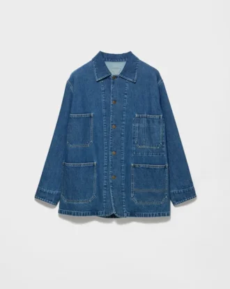 Lekka kurtka dżinsowa typu blouson