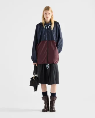 Lekka kurtka typu blouson z Re-Nylonu