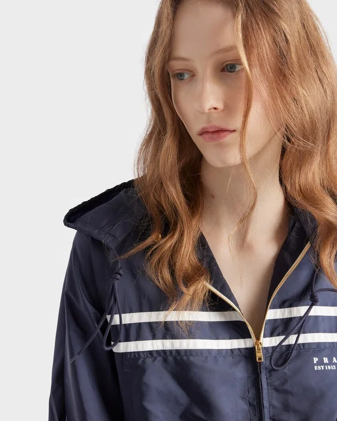 Lekka kurtka typu blouson z Re-Nylonu Lekka kurtka typu blouson z Re-Nylonu