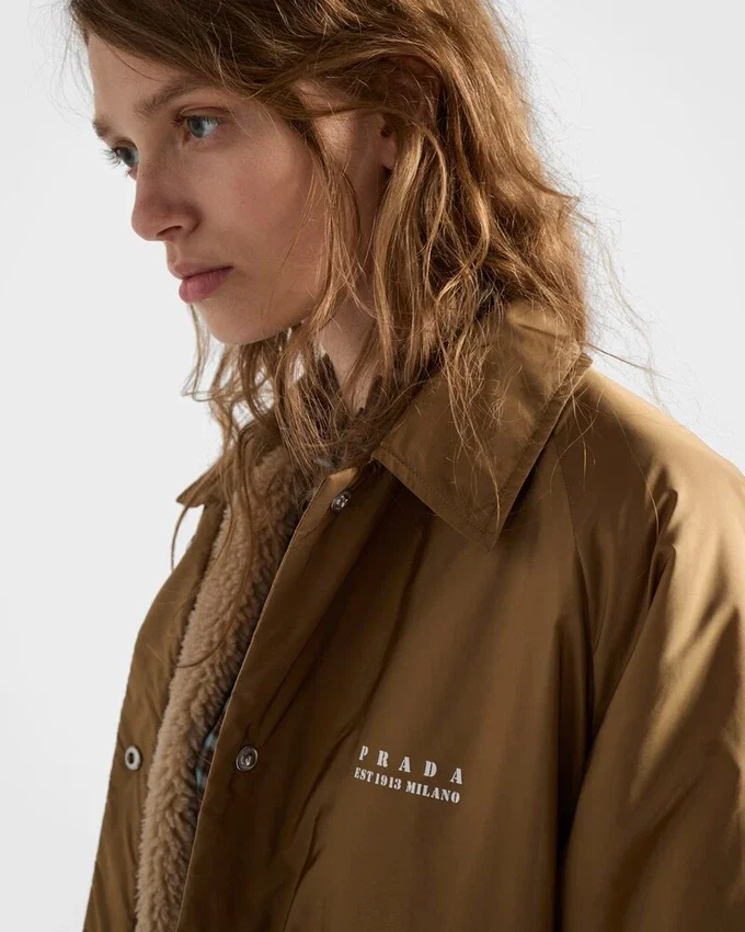 Lekka kurtka typu blouson z Re-Nylonu Lekka kurtka typu blouson z Re-Nylonu