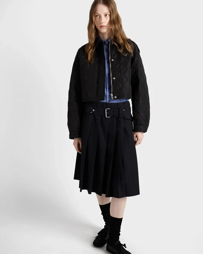 Lekka kurtka typu blouson z Re-Nylonu Lekka kurtka typu blouson z Re-Nylonu