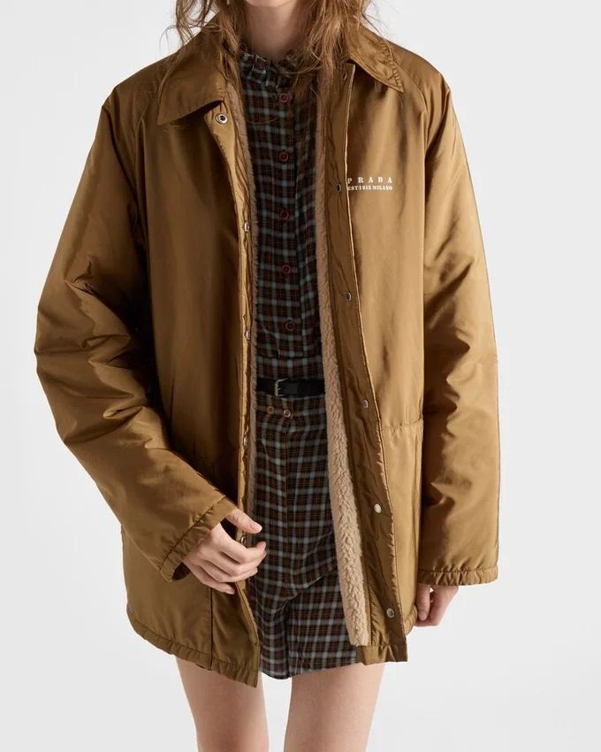 Lekka kurtka typu blouson z Re-Nylonu Lekka kurtka typu blouson z Re-Nylonu