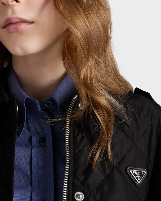 Lekka kurtka typu blouson z Re-Nylonu Lekka kurtka typu blouson z Re-Nylonu