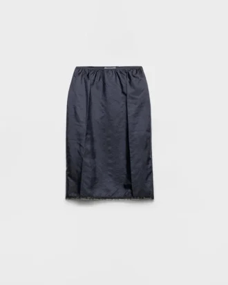 Lekka ołówkowa spódnica z materiału Re-Nylon