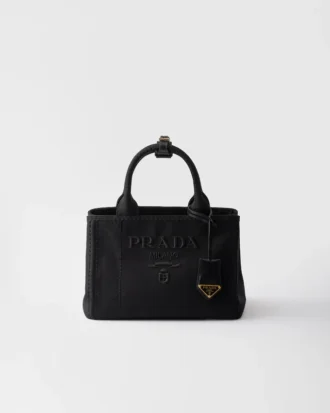 Mała bawełniana torba Prada Jardiniare