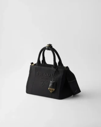 Mała bawełniana torba Prada Jardiniare