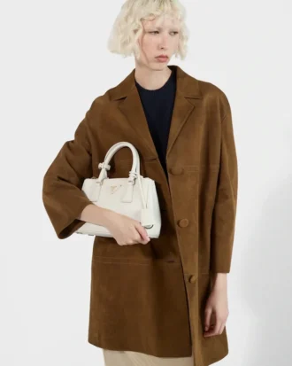 Mała skórzana torebka Prada Galleria