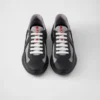 Miękkie gumowe trampki Prada America’s Cup z materiału rowerowego Miękkie gumowe trampki Prada America’s Cup z materiału rowerowego