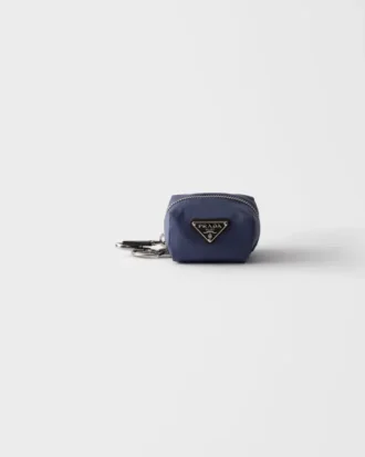 Mini-etui z Re-Nylonu i skóry