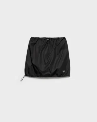 Mini spódniczka z materiału Re-Nylon