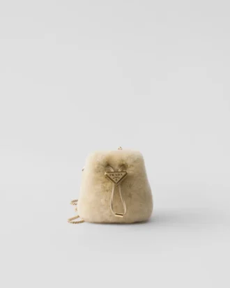 Mini torebka z owczej skóry