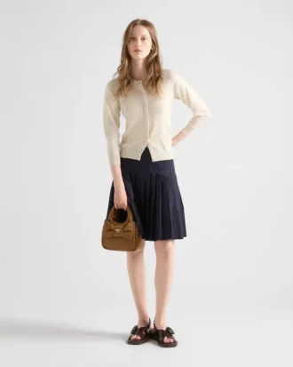 Mini wyściełana torba Re-Nylon z kokardką Mini wyściełana torba Re-Nylon z kokardką