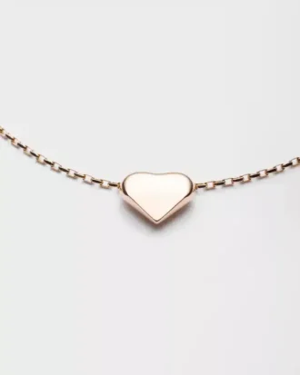Naszyjnik Eternal Gold Nano Heart z różowego złota Naszyjnik Eternal Gold Nano Heart z różowego złota